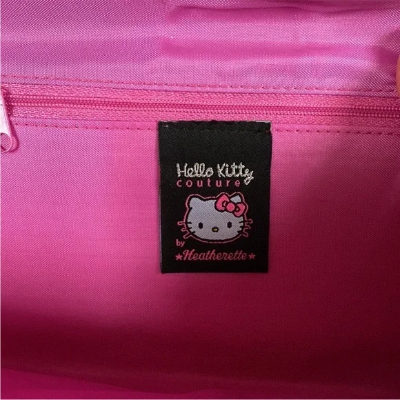 RARE Y2K Runway HEATHERETTE x HELLO KITTY Clutch Purse Bag - Picture 8 of 16